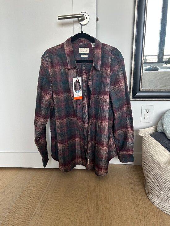 Original Weatherproof Vintage Tops - NWT Women's Weatherproof Vintage Flannel Shirt, size XXL